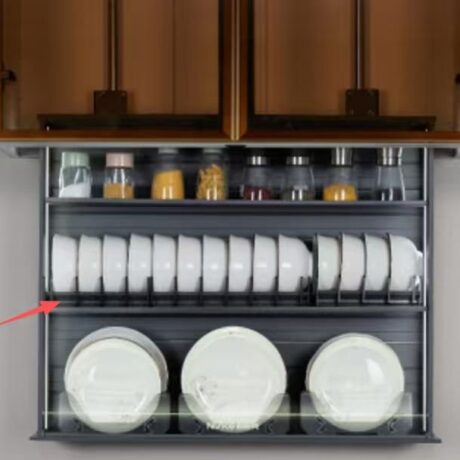 Electric Automatic Dish rack with lights